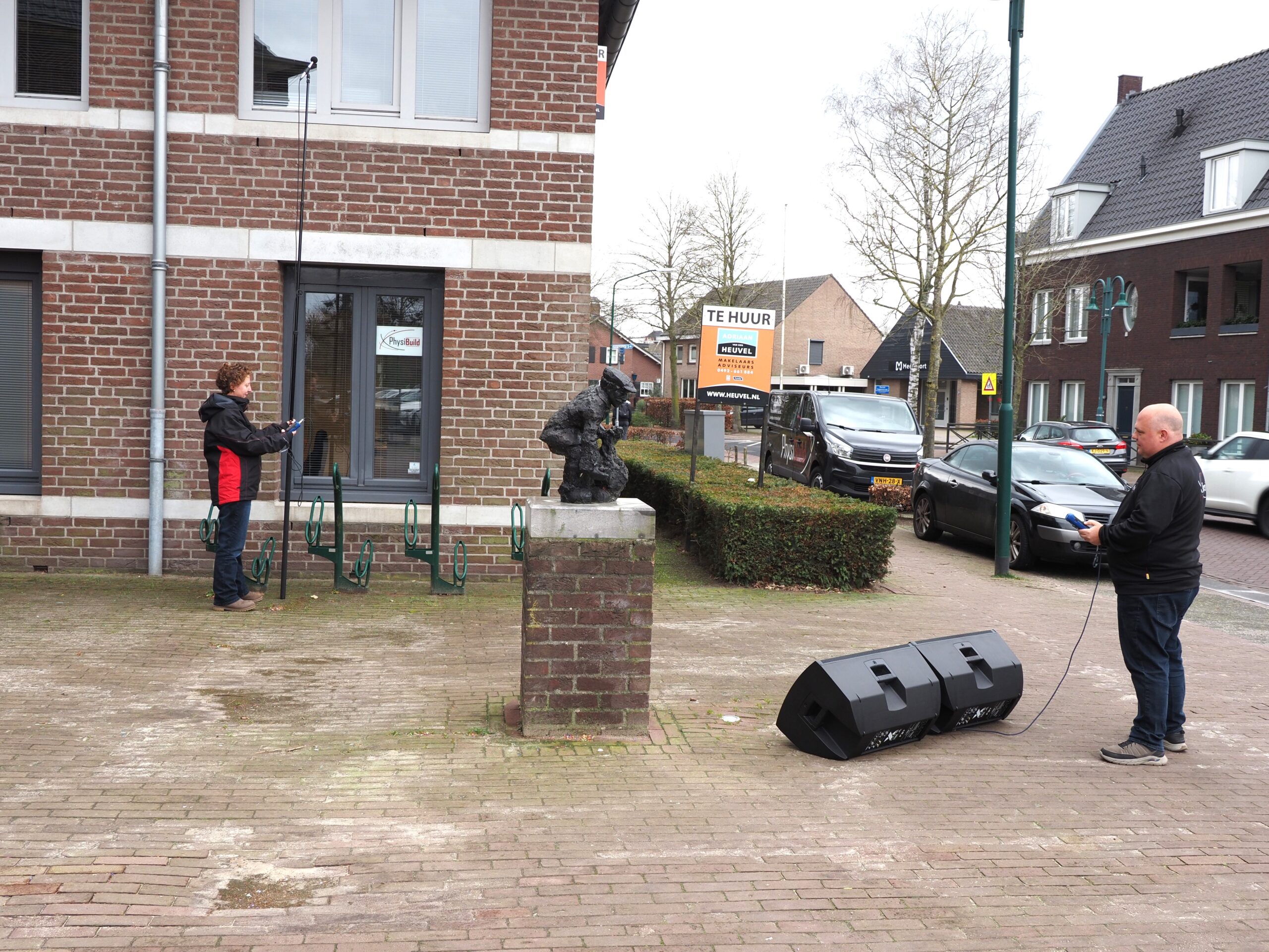 meting gevel geluidbelasting